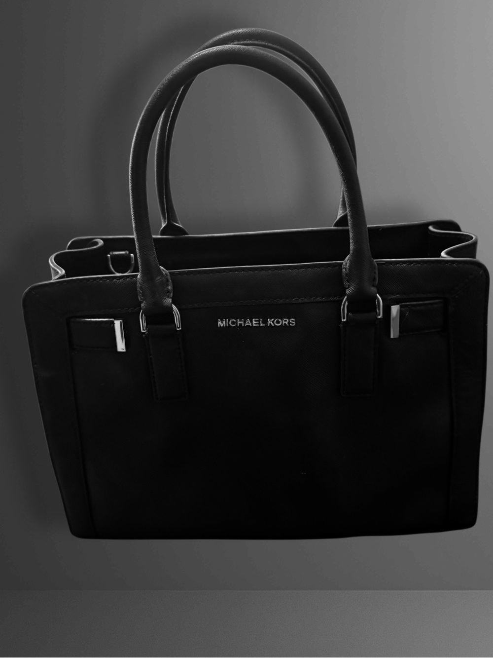Michael Kors Black Logo-Print Interior Tote